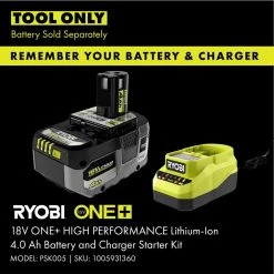 RYOBI 150-Watt Power Source for ONE+ 18V Battery (Tool Only) -Outdoor Power Equipment Sales Store ryobi inverter generators ryi150bg 1f 1000