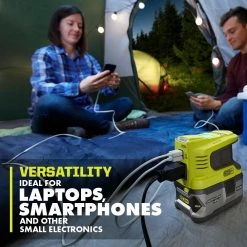 RYOBI 150-Watt Power Source for ONE+ 18V Battery (Tool Only) -Outdoor Power Equipment Sales Store ryobi inverter generators ryi150bg 66 1000