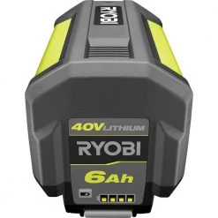 RYOBI 40V Lithium-Ion 6.0 Ah High Capacity Battery and Rapid Charger Kit -Outdoor Power Equipment Sales Store ryobi outdoor power batteries chargers op40602 06vnm 1f 1000