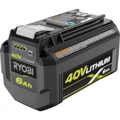 RYOBI 40V Lithium-Ion 6.0 Ah High Capacity Battery and Rapid Charger Kit -Outdoor Power Equipment Sales Store ryobi outdoor power batteries chargers op40602 06vnm 44 1000
