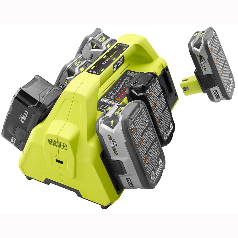 RYOBI ONE+ 18V 6-Port Dual Chemistry IntelliPort SUPERCHARGER with USB Port 5 RYOBI ONE+ 18V 6-Port Dual Chemistry IntelliPort SUPERCHARGER with USB Port - Image 3