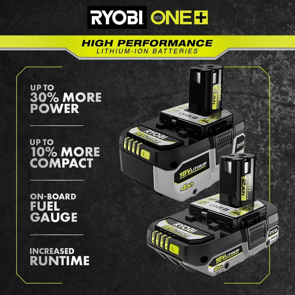 RYOBI ONE+ 18V HIGH PERFORMANCE Lithium-Ion 4.0 Ah Battery (2-Pack) 11 RYOBI ONE+ 18V HIGH PERFORMANCE Lithium-Ion 4.0 Ah Battery (2-Pack) - Image 10