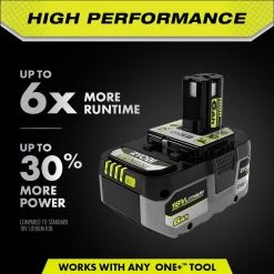 RYOBI ONE+ HP 18V HIGH PERFORMANCE Lithium-Ion 6.0 Ah Battery (2-Pack) -Outdoor Power Equipment Sales Store ryobi outdoor power batteries chargers pbp2007 a0 1000