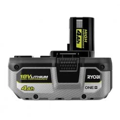 RYOBI ONE+ 18V HIGH PERFORMANCE Lithium-Ion 4.0 Ah Battery and Charger Starter Kit -Outdoor Power Equipment Sales Store ryobi outdoor power batteries chargers psk004 1d 1000