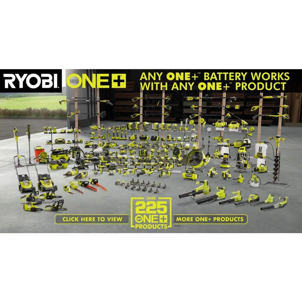 RYOBI ONE+ 18V Lithium-Ion 2.0 Ah Compact Battery and Charger Starter Kit 9 RYOBI ONE+ 18V Lithium-Ion 2.0 Ah Compact Battery and Charger Starter Kit - Image 7