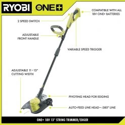 RYOBI ONE+ 18V Cordless Battery String Trimmer/Edger and Jet Fan Blower Combo Kit with 4.0 Ah Battery and Charger 30 RYOBI ONE+ 18V Cordless Battery String Trimmer/Edger and Jet Fan Blower Combo Kit with 4.0 Ah Battery and Charger -Outdoor Power Equipment Sales Store ryobi outdoor power combo kits p2035 d4 1000