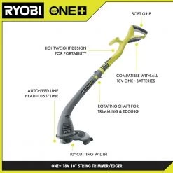 RYOBI ONE+ 18V Cordless String Trimmer/Edger and Blower/Sweeper Combo Kit with 2.0 Ah Battery and Charger 22 RYOBI ONE+ 18V Cordless String Trimmer/Edger and Blower/Sweeper Combo Kit with 2.0 Ah Battery and Charger -Outdoor Power Equipment Sales Store ryobi outdoor power combo kits p2036 77 1000