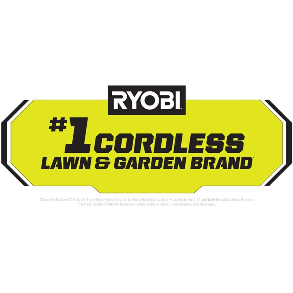 RYOBI ONE+ 18V Cordless String Trimmer/Edger and Blower/Sweeper Combo Kit with 2.0 Ah Battery and Charger 4 RYOBI ONE+ 18V Cordless String Trimmer/Edger and Blower/Sweeper Combo Kit with 2.0 Ah Battery and Charger - Image 2
