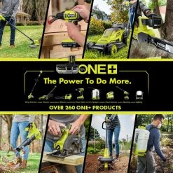 RYOBI ONE+ 18V 13 in. Cordless Battery Walk Behind Push Lawn Mower with 4.0 Ah Battery and Charger -Outdoor Power Equipment Sales Store ryobi push lawn mowers p1180vnm 31 1000