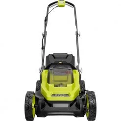 RYOBI ONE+ 18V 13 in. Cordless Battery Walk Behind Push Lawn Mower with 4.0 Ah Battery and Charger -Outdoor Power Equipment Sales Store ryobi push lawn mowers p1180vnm 4f 1000
