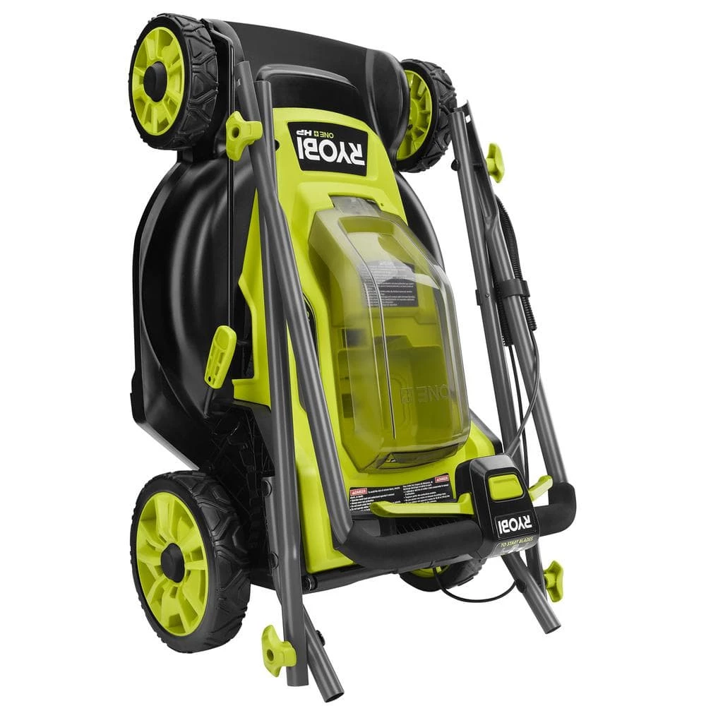 RYOBI ONE+ HP 18V Brushless 16 in. Cordless Battery Walk Behind Push Lawn Mower with (2) 4.0 Ah Batteries and (1) Charger 8 RYOBI ONE+ HP 18V Brushless 16 in. Cordless Battery Walk Behind Push Lawn Mower with (2) 4.0 Ah Batteries and (1) Charger - Image 6