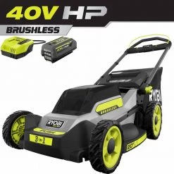 RYOBI 40V HP Brushless 20 in. Cordless Battery Walk Behind Push Mower with 6.0 Ah Battery and Charger