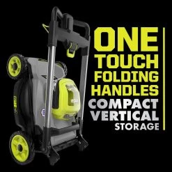 RYOBI 40V HP Brushless 21 in. Battery Walk Behind Push Lawn Mower with 7.5 Ah Battery and Rapid Charger -Outdoor Power Equipment Sales Store ryobi push lawn mowers ry401200 1f 1000