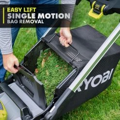 RYOBI 40V HP Brushless 21 in. Battery Walk Behind Push Lawn Mower with 7.5 Ah Battery and Rapid Charger -Outdoor Power Equipment Sales Store ryobi push lawn mowers ry401200 4f 1000