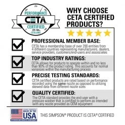 SIMPSON MegaShot 3200 PSI 2.5 GPM Gas Cold Water Pressure Washer with HONDA GC190 Engine (49-State) -Outdoor Power Equipment Sales Store simpson gas pressure washers msh3125 s 31 1000