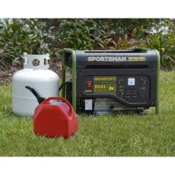 Sportsman 4,000/3,500-Watt Recoil Start Dual Fuel Gasoline Propane Portable Generator with CO Detector Auto-Shutoff -Outdoor Power Equipment Sales Store sportsman portable generators 806694 76 1000
