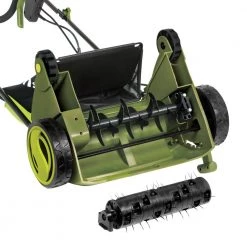 Sun Joe 13 in. 12 Amp Electric Scarifier + Lawn Dethatcher with Collection Bag -Outdoor Power Equipment Sales Store sun joe cultivators aj801e 44 1000