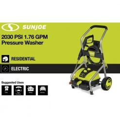 Sun Joe 2030 PSI 1.76 GPM 14.5 Amp Cold Water Electric Pressure Washer with Pressure-Select Technology -Outdoor Power Equipment Sales Store sun joe electric pressure washers spx4000 d4 1000