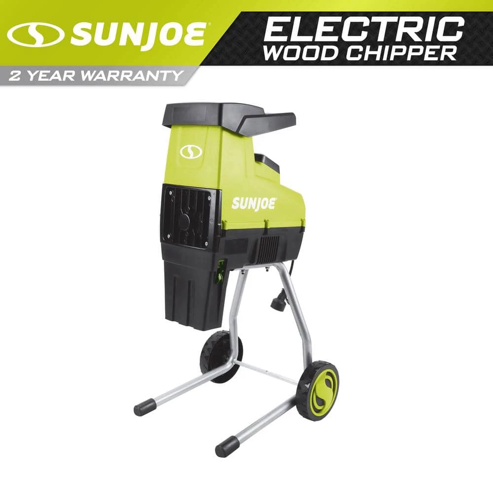 Sun Joe 15 Amp 1.6 in. Cutting Diameter Electric Silent Wood Chipper/Shredder 11 Sun Joe 15 Amp 1.6 in. Cutting Diameter Electric Silent Wood Chipper/Shredder - Image 9