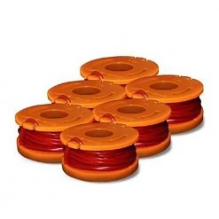 Worx 120 in. Replacement Trimmer Spool Line Cap for Select Trimmers and Edger's (6-Pack) -Outdoor Power Equipment Sales Store worx string trimmer line wa0010 44 1000